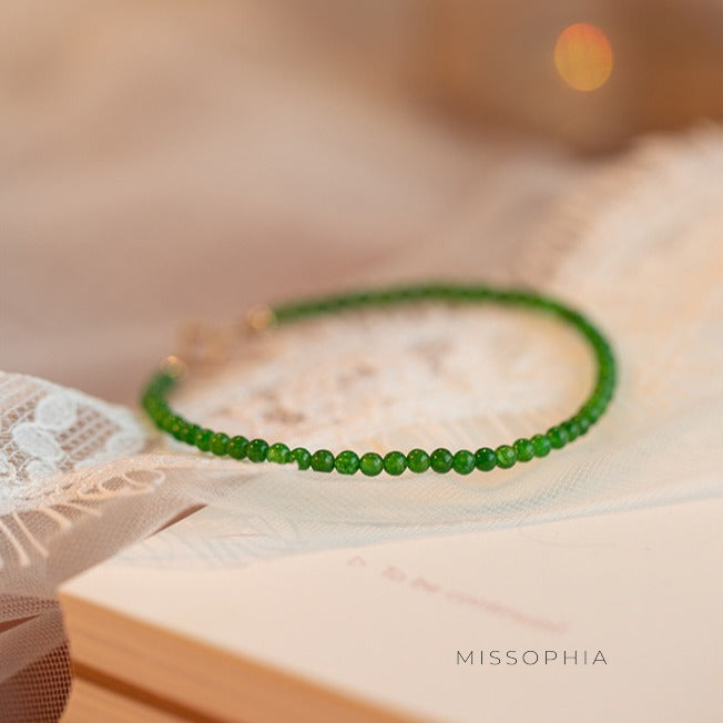 Calianna Delicate Chrysoprase Bracelet [LVJ6HY2M]