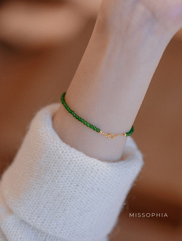 Calianna Delicate Chrysoprase Bracelet [90FA6D2N]