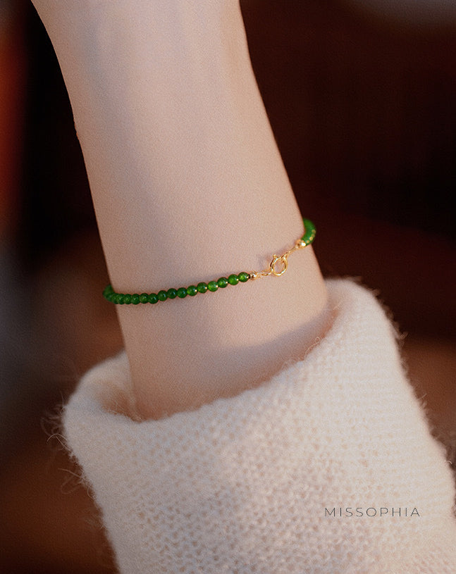 Calianna Delicate Chrysoprase Bracelet [EOEJN4PJ]