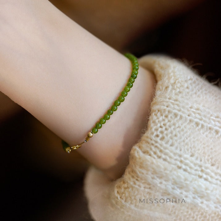 Calianna Delicate Chrysoprase Bracelet [XZ9J4Z1K]