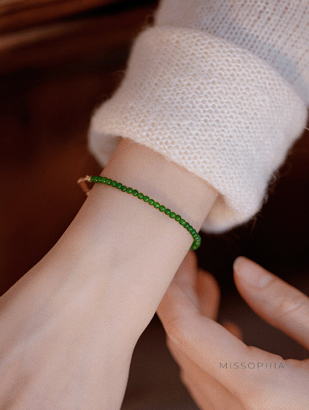 Calianna Delicate Chrysoprase Bracelet [O7VOCNBU]