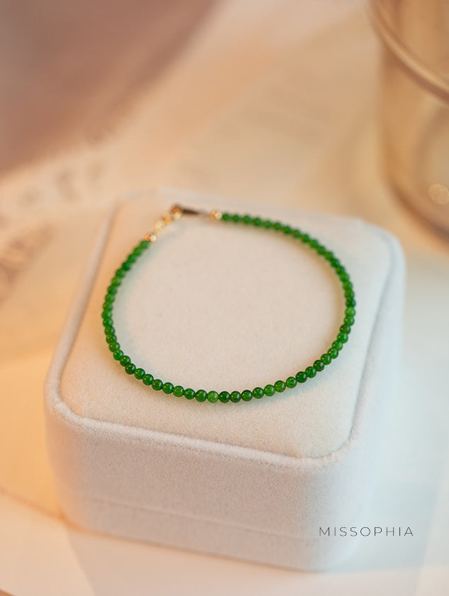 Calianna Delicate Chrysoprase Bracelet [UFTHGYP2]