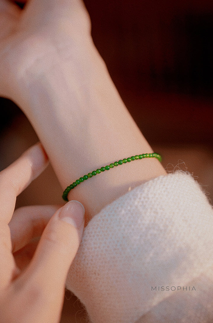 Calianna Delicate Chrysoprase Bracelet [XWUXGF9M]