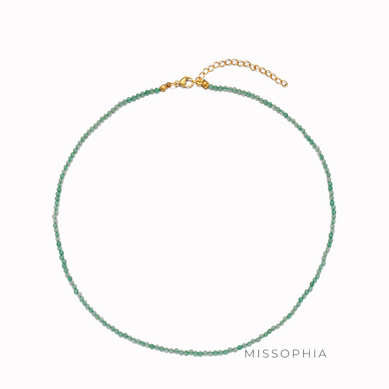 Carissa Natural Stone Beaded Necklace [X5ZZ1Z6F]