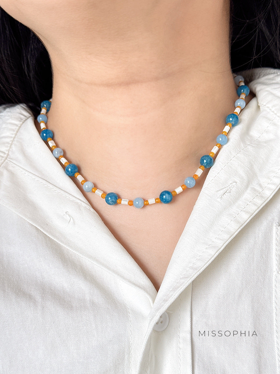 Caydence Ocean Hues Beaded Set [0PAGODS4]