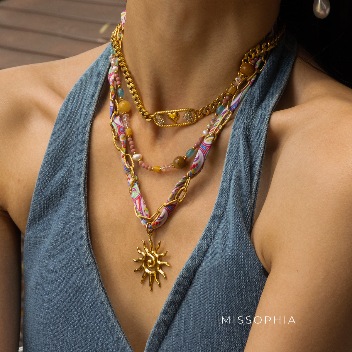 Charlette Delicate Celestial Necklace [BPRTGNPA]