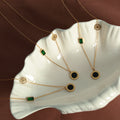 Charley Emerald Pendant Necklace [SV3VJ3J0]