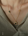 Charley Emerald Pendant Necklace [AE7JRD89]