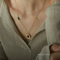 Charley Emerald Pendant Necklace [UCILLGM6]