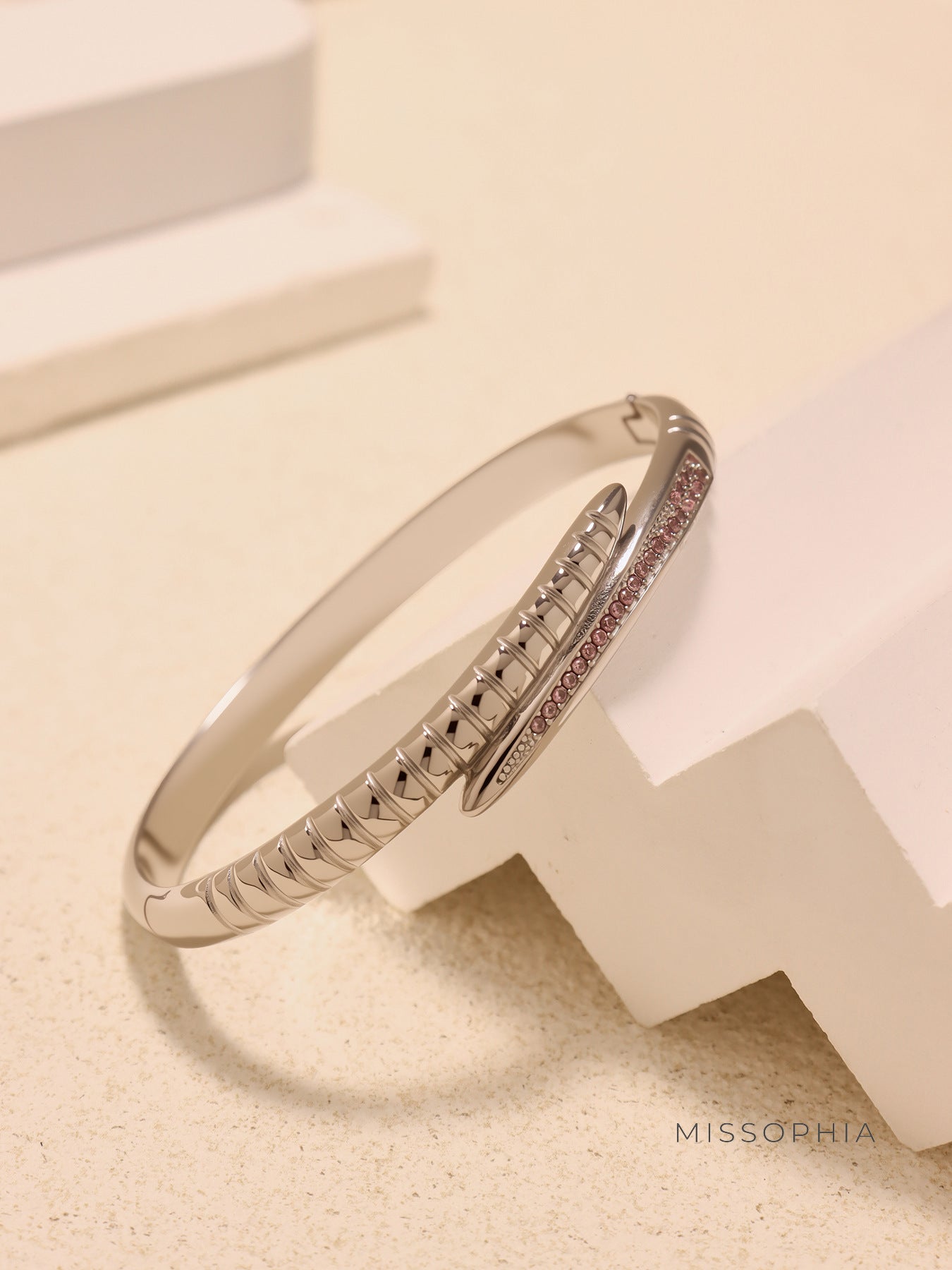 Chloey Zircon Snake Buckle Bracelet [ROVSJL00]