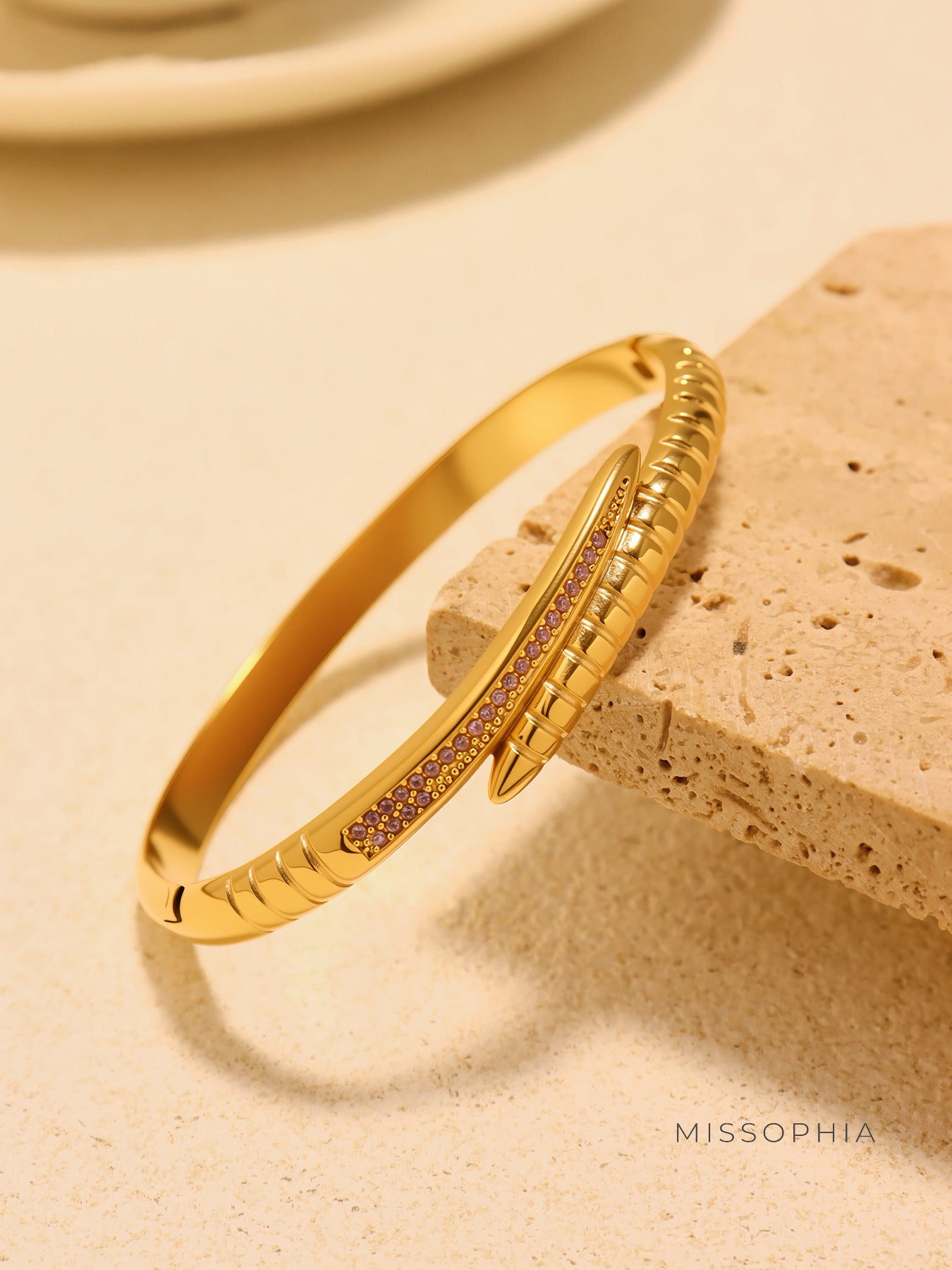 Chloey Zircon Snake Buckle Bracelet [QYEBKG9K]