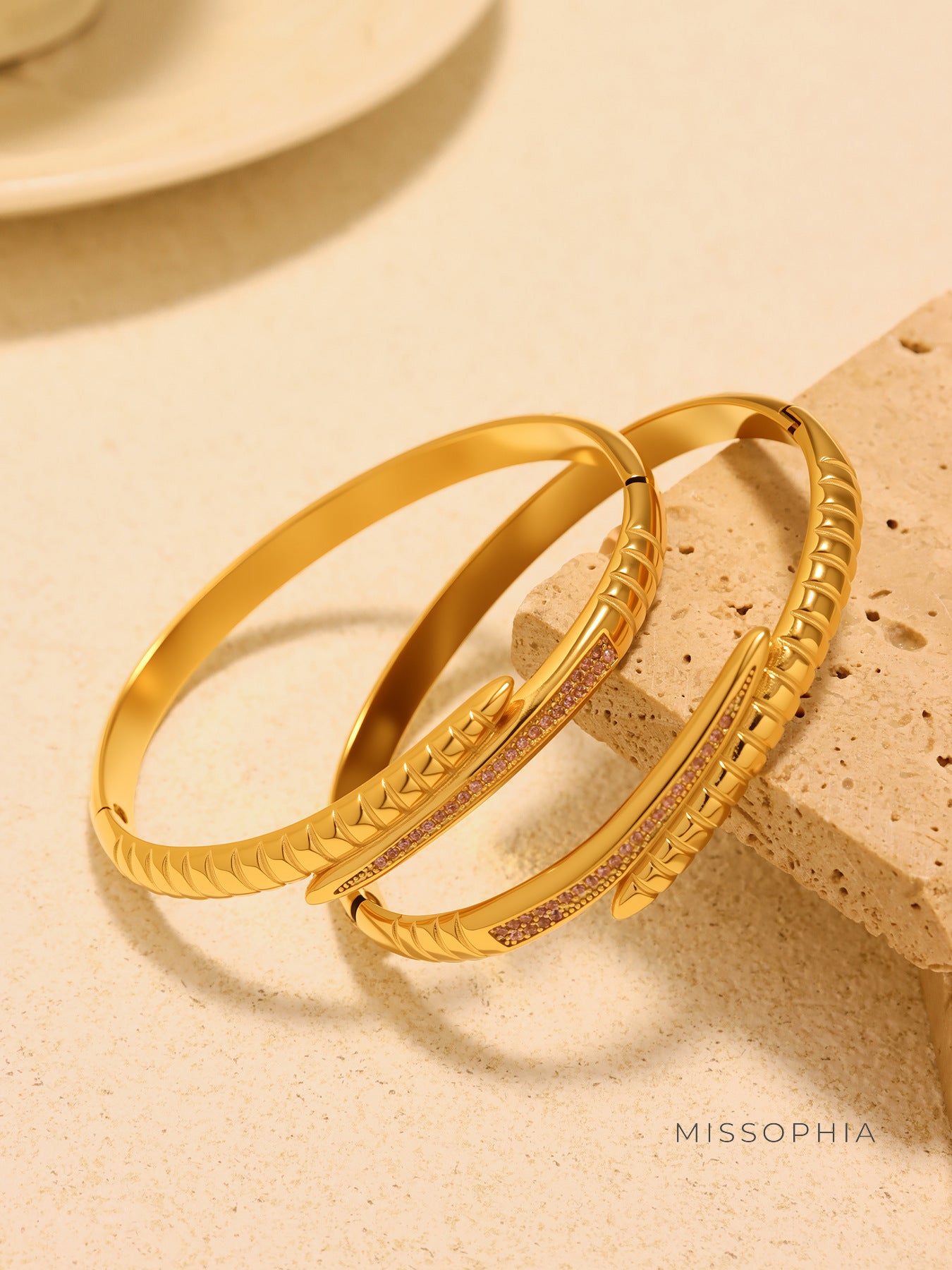 Chloey Zircon Snake Buckle Bracelet [YJME2OWV]