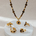 Christine Natural Stone Jewelry Set [KL43ZNIS]