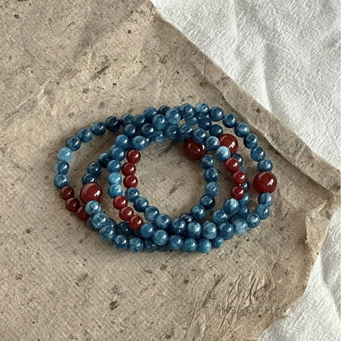 Clarissa Blue Agate Bracelet [5WMASB25]