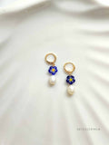 Coralyn Colorful Pearl Bloom Earrings [E7FQ8QMH]