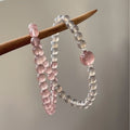 Dolores Strawberry Agate Stacked Bracelet [UX1BQ1QY]