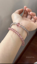 Dolores Strawberry Agate Stacked Bracelet [0YDS91F1]