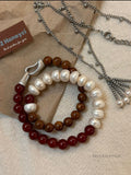 Doreen Freshwater Pearl & Agate Jewelry [P7240HQ0]