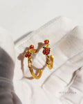 Dynasti Golden Rose Pearl Set [3FA73IV9]