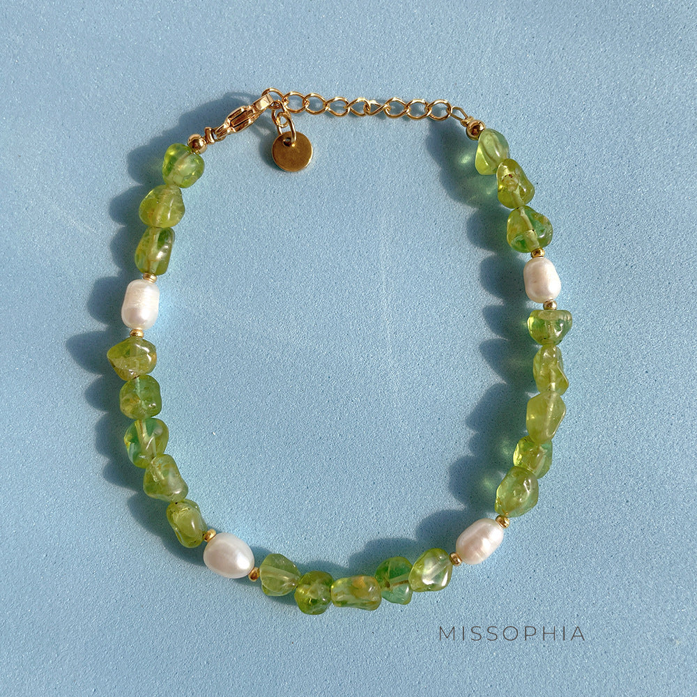 Eleanor Olive Pearl Bracelet [3ZALHY9W]