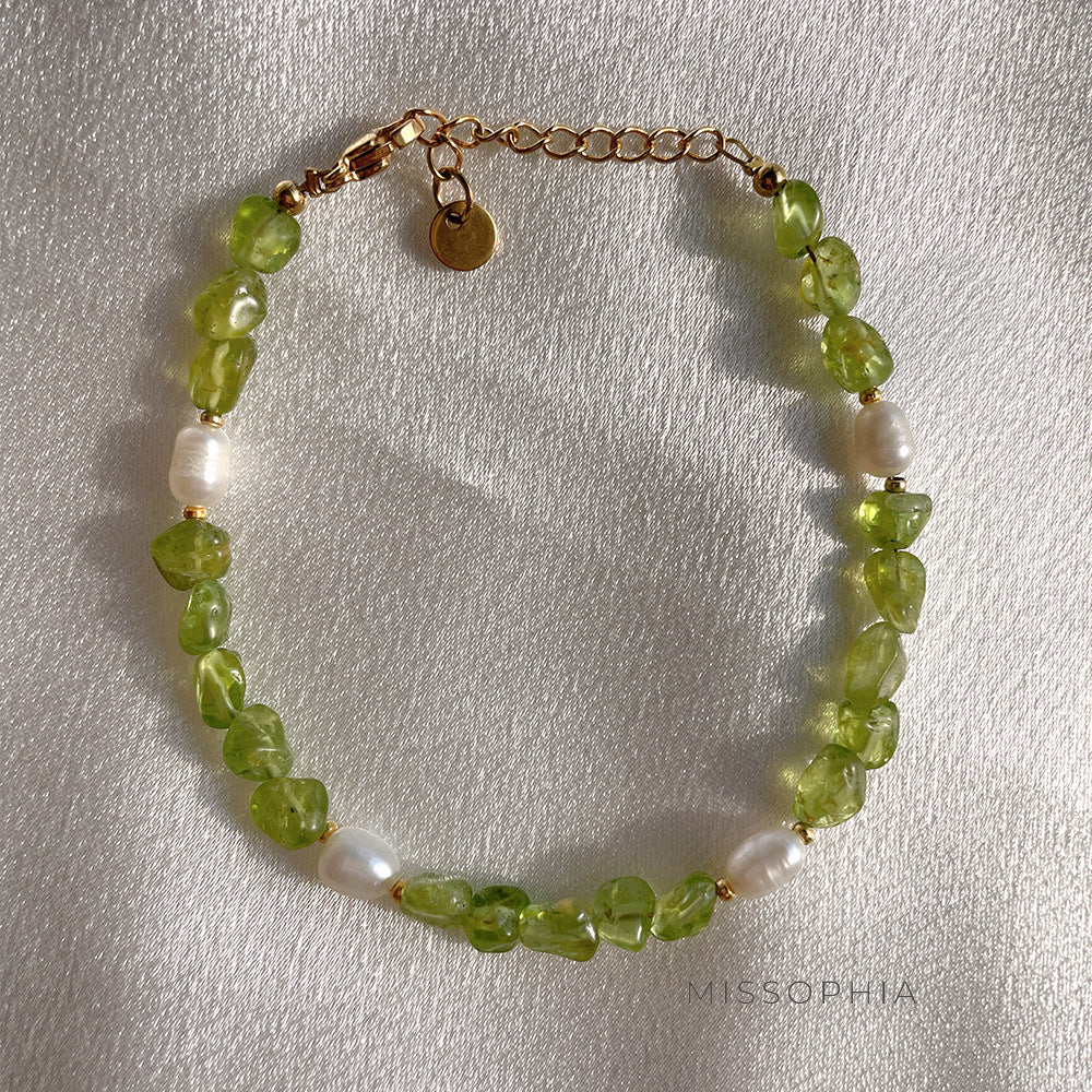 Eleanor Olive Pearl Bracelet [N65CW9SC]
