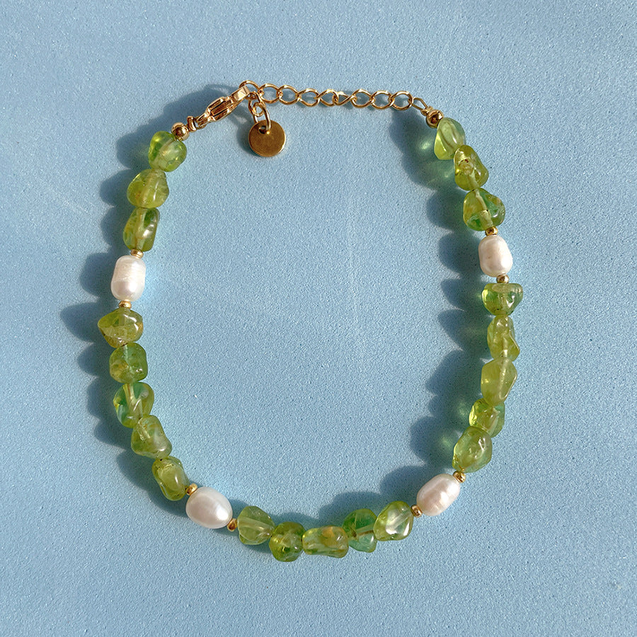 Eleanor Olive Pearl Bracelet [EX0CC842]