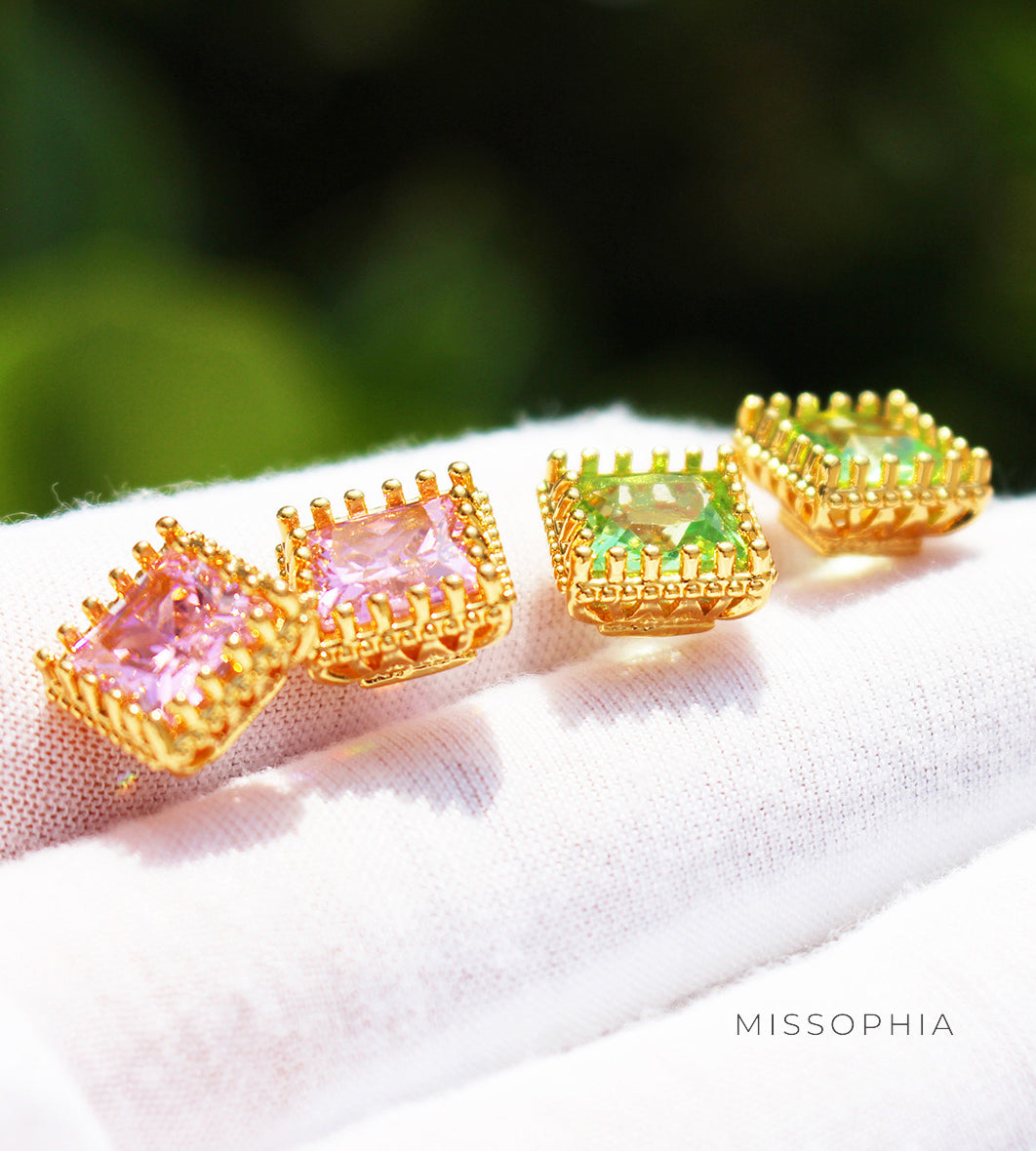 Elektra Rococo Zircon Earrings [9KI2BIZ7]