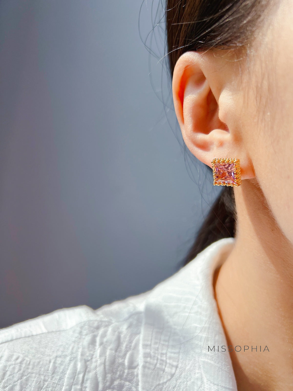 Elektra Rococo Zircon Earrings [37F4OM76]
