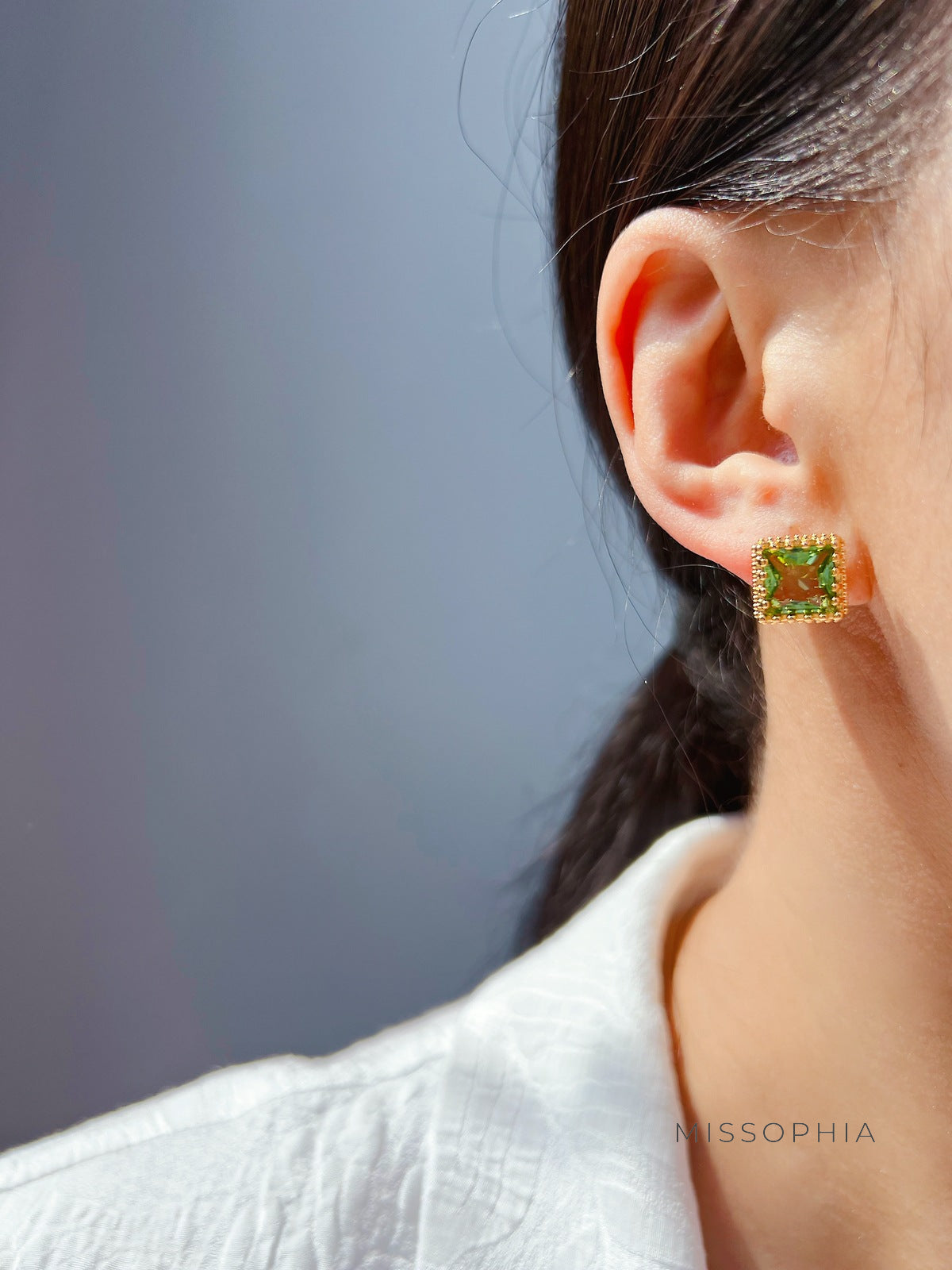 Elektra Rococo Zircon Earrings [WP1GDWHG]