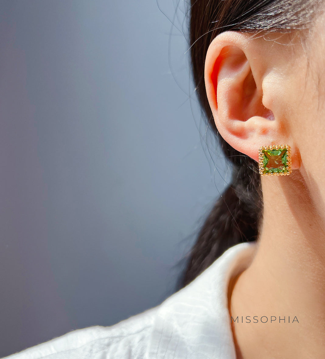 Elektra Rococo Zircon Earrings [UD8H0JUN]