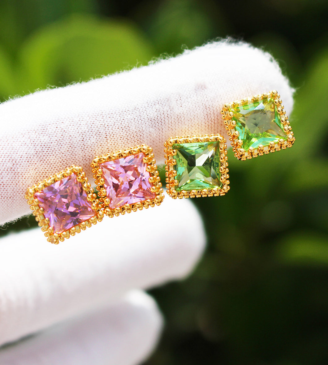 Elektra Rococo Zircon Earrings [UD8H0JUN]