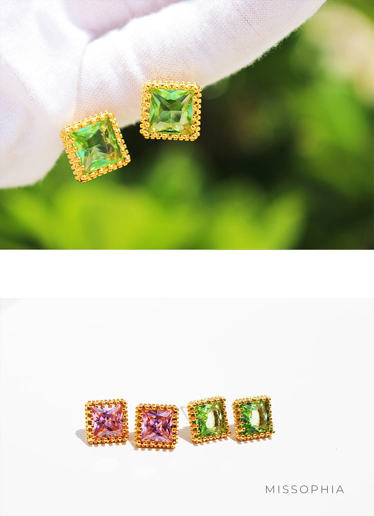 Elektra Rococo Zircon Earrings [7NYIRFKM]