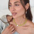 Elia Natural Stone Choker Necklace [2JK9KW8S]