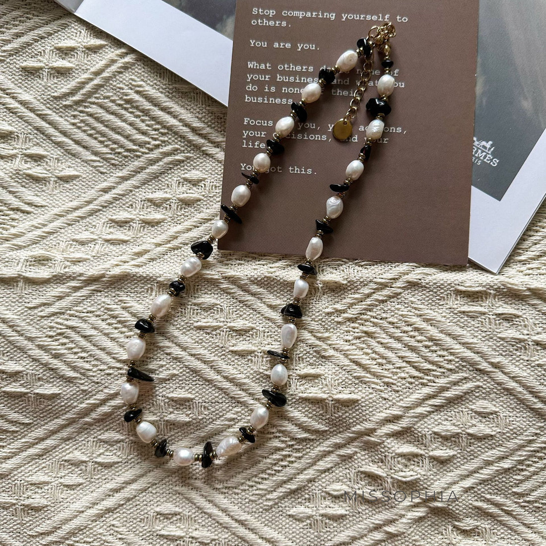 Eliyana Baroque Pearl Necklace [980OQDUA]