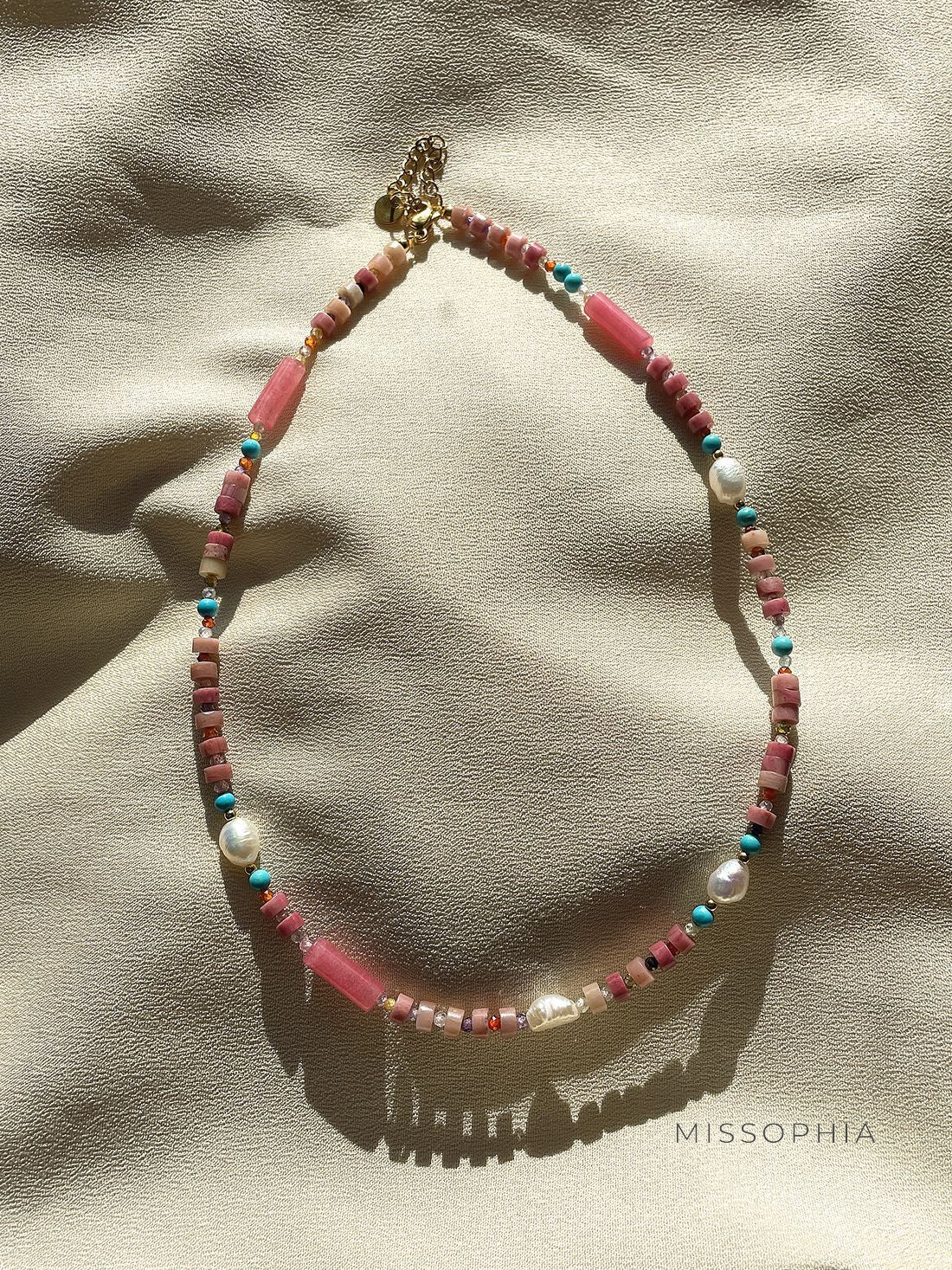 Ellie Stone Pearl Necklace [V77V5Z9P]