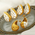 Ellieanna Retro Color Block Earrings [TP17OJ5J]