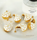 Ellieanna Retro Color Block Earrings [46IONMJV]