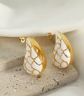 Ellieanna Retro Color Block Earrings [N7H8528R]