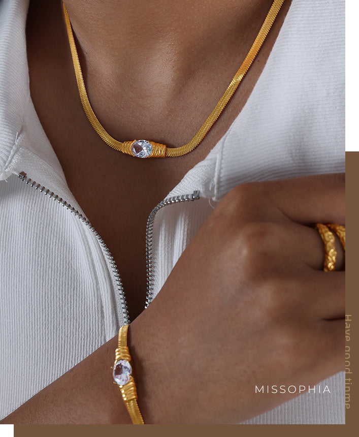 Esme Delicate Geometric Jewelry Set [CKWIM2ZL]