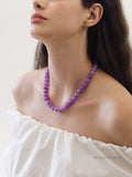 Esty Lavender Amethyst Choker [SGQ551UV]