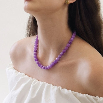 Esty Lavender Amethyst Choker [2KDOCAFP]