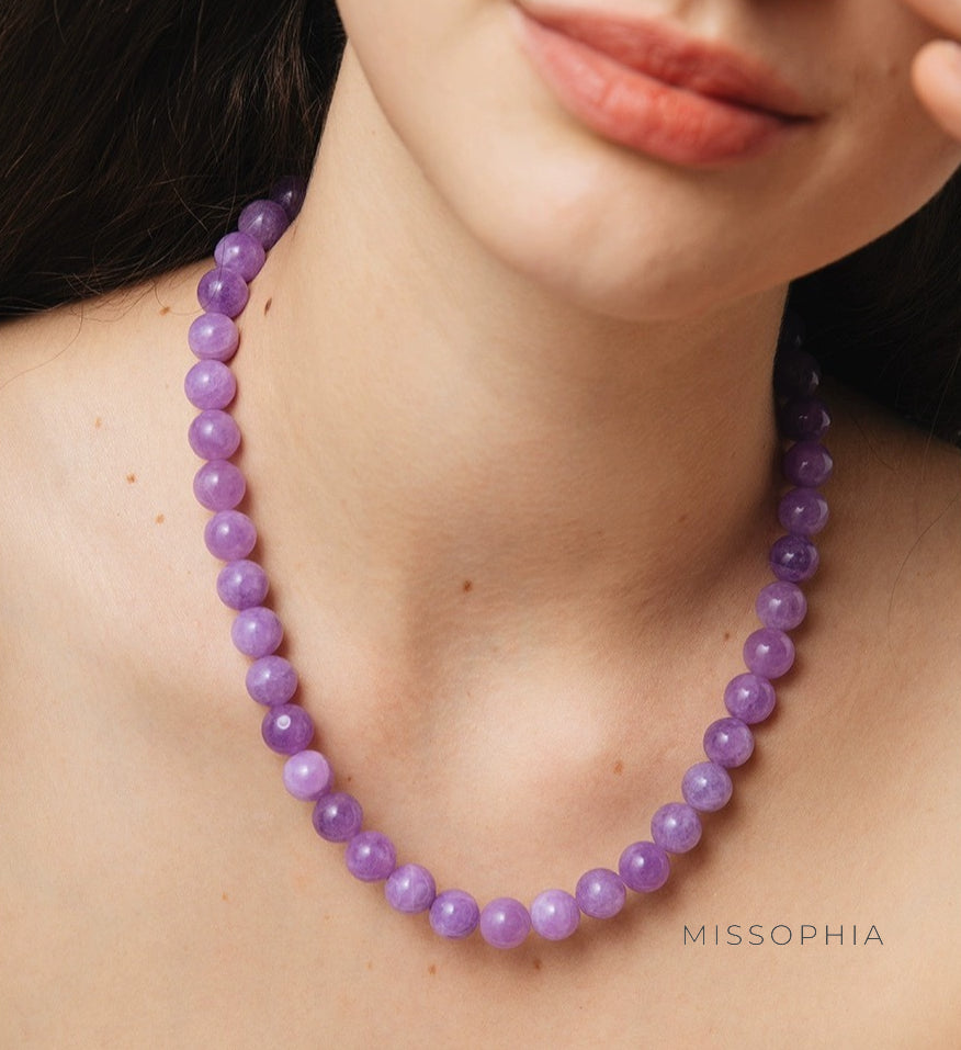 Esty Lavender Amethyst Choker [RQYPXH5O]