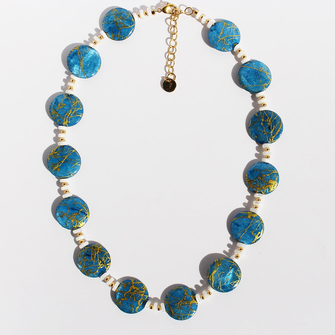 Etta Ocean Shell Necklace [N758GYEE]