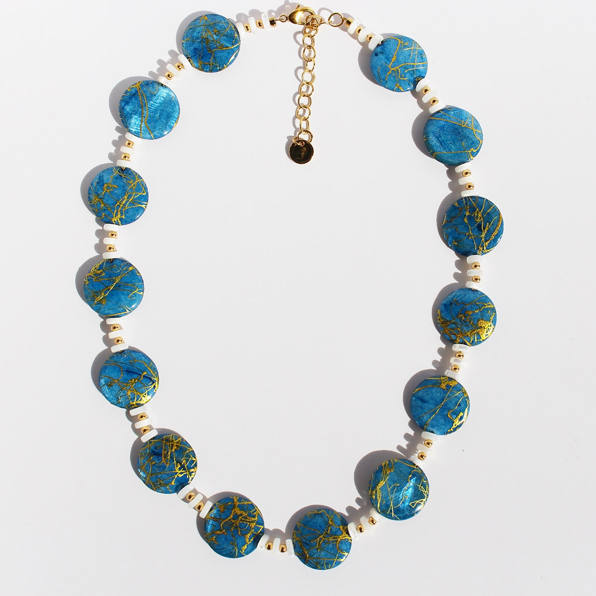 Etta Ocean Shell Necklace [N758GYEE]