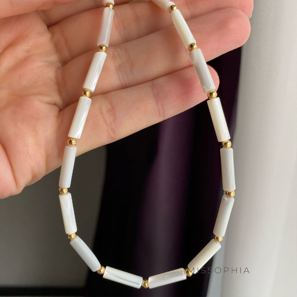 Evelin Delicate Shell Necklace [9IFWKDZ5]