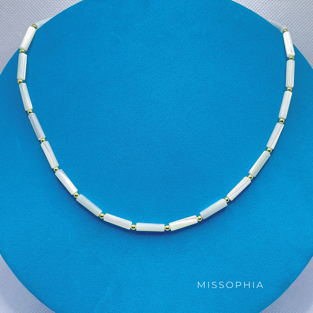 Evelin Delicate Shell Necklace [SAIGHILU]