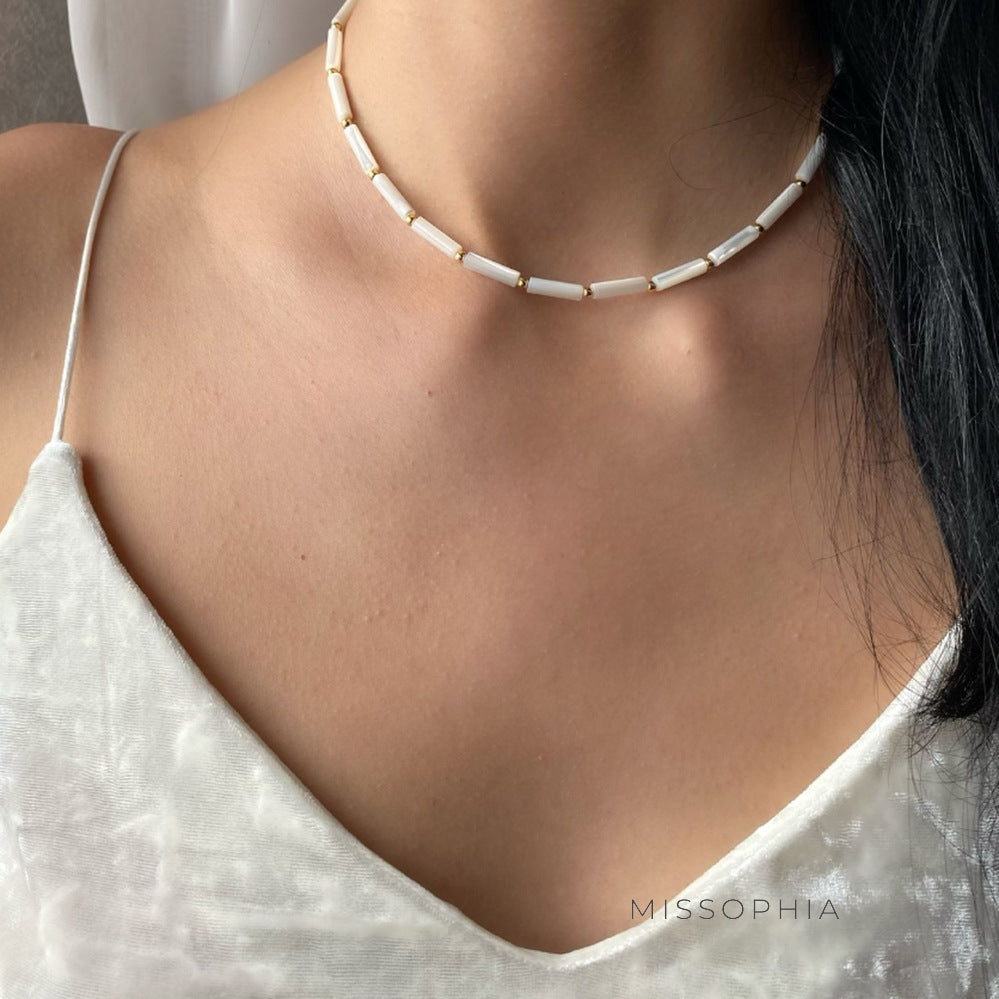 Evelin Delicate Shell Necklace [S29JZZOA]
