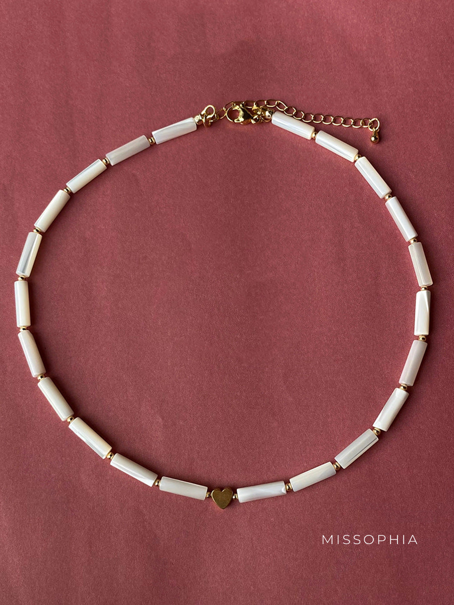 Evelin Delicate Shell Necklace [74JW7Z3B]