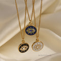 Everley Evil Eye Layered Necklace [PFJESES7]
