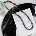 Gabriella Lapis Beaded Necklace [YE2SJSMB]